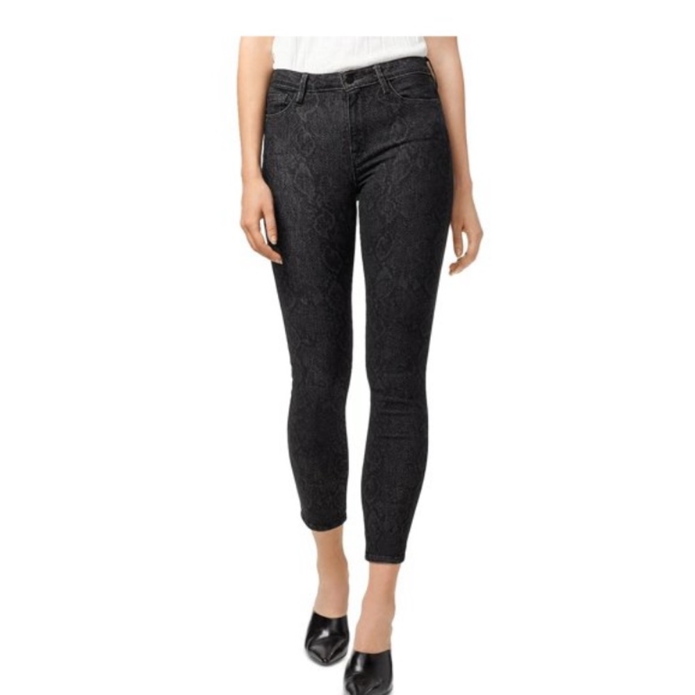 Sanctuary Denim Snake Print Ankle Jeans